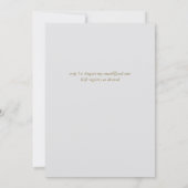 Indulgent Coral Gold Floral Bouquet Weddenschap (Achterkant)