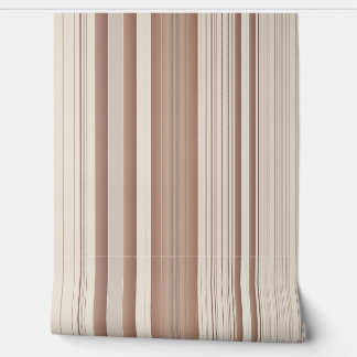 Indulgente Ophelia Warm Stripes Cream Behang