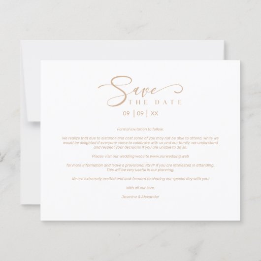 Indure witte rendy collage bruiloft 3 foto's (Achterkant)