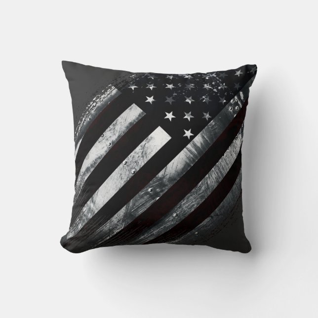 Industrial American Flag Sierkussen (Voorkant)