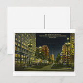 Industrial Bank Building and Book Cadillac Hotel Briefkaart (Voorkant / Achterkant)