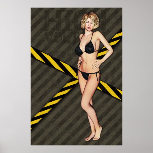 Industrial Bikini Babe Poster (Voorkant)