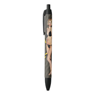 Industrial Bikini Babe Zwarte Inkt Pen