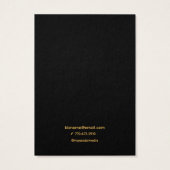 Industrial Black 2 Earring Holder Display Cards Visitekaartje (Achterkant)