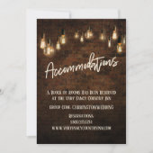 Industrial Brick Edison Lights Accommodatie Kaart (Voorkant)