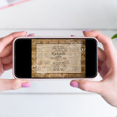 Industrial Chic Bricks Baby shower Kaart