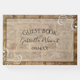 Industrial Chic Bricks Wedding Gastenboek