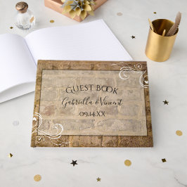 Industrial Chic Bricks Wedding Gastenboek