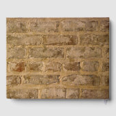 Industrial Chic Bricks Wedding Gastenboek (Achterkant)