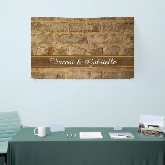 Industrial Chic Bricks Wedding Spandoek (Beurs)