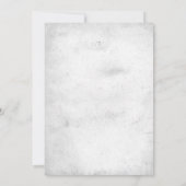 Industrial Chic Floral Calligraphy Vrijgezellenfee Kaart (Achterkant)