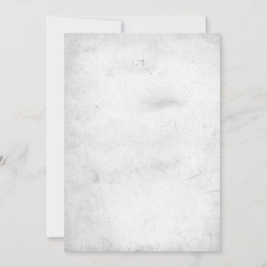 Industrial Chic Floral Calligraphy Vrijgezellenfee Kaart (Achterkant)