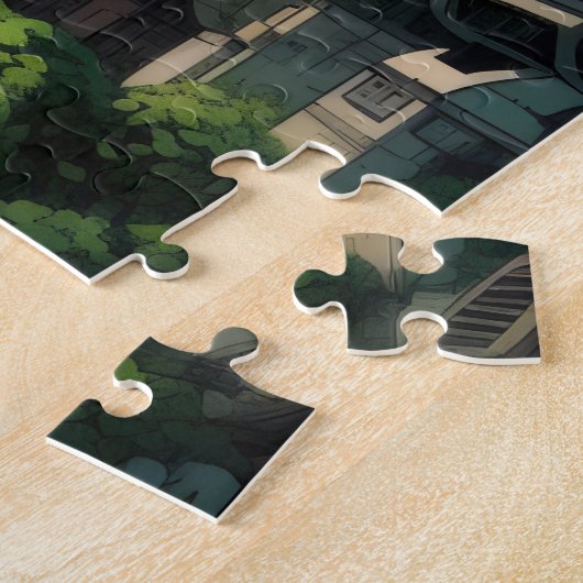 Industrial City Science Fiction Legpuzzel (Zijkant)