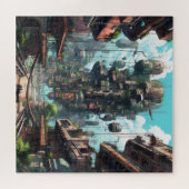 Industrial City Science Fiction Legpuzzel (Horizontaal)