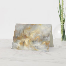 Industrial Cityscape Romantic Style Greeting Card Feestdagen Kaart