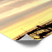 Industrial Crane Silhouette Poster (Hoek)