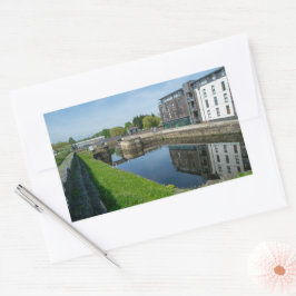 Industrial Echoes: Modern Living on the Wakefield Rechthoekige Sticker