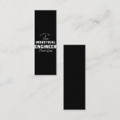 Industrial engineer, cool, engineer, engineering, klantenkaartje (Voorkant / Achterkant)