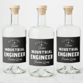 Industrial engineer, coole, engineer, engineering likeurfles etiket (Flessen)