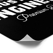 Industrial engineer, coole, engineer, engineering poster (Hoek)