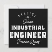 Industrial engineer, coole, engineer, engineering save the date (Voorkant)