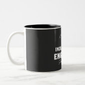 Industrial engineer, coole, engineer, engineering tweekleurige koffiemok (Links)