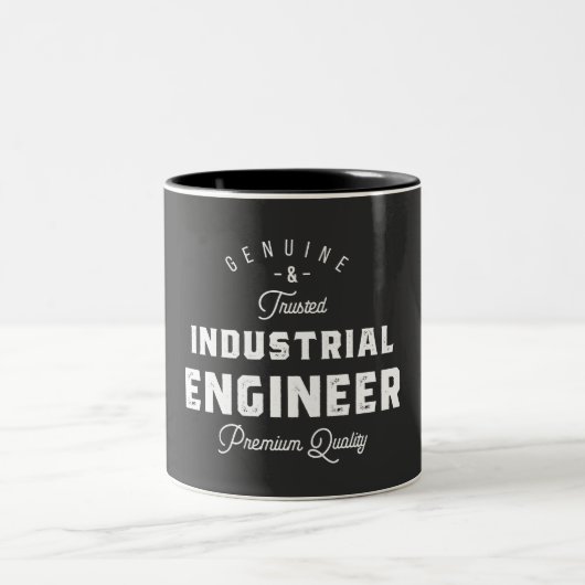 Industrial engineer, coole, engineer, engineering tweekleurige koffiemok (Center)