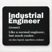Industrial Engineering Funny Engineer Muismat (Voorkant)