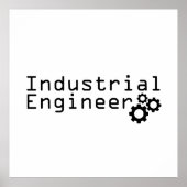 Industrial Engineering Funny Engineer Poster (Voorkant)