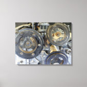  Industrial Gears Canvas Afdruk (Voorkant)
