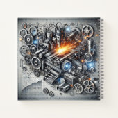 Industrial Gears & Mechanical Engineering Design Notitieboek (Achterkant)