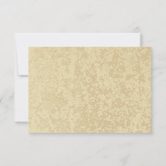 Industrial Gears Rustic Wedding Reactie RSVP Kaartje (Achterkant)