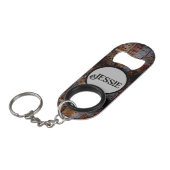 Industrial Grunge Personalize Name Gift Mini Flessenopener (Voorkant Gekanteld)