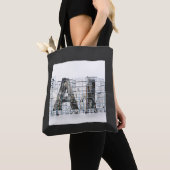Industrial Letterform – AI Tote Bag (Dichtbij)
