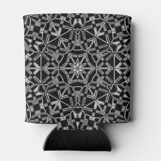 Industrial Mandala Blikjeskoeler (Achterkant)