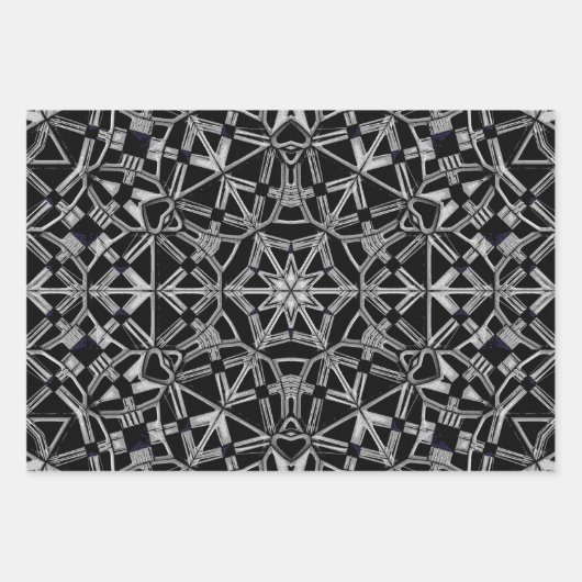 Industrial Mandala Inpakpapier Vel (Voorkant 3)