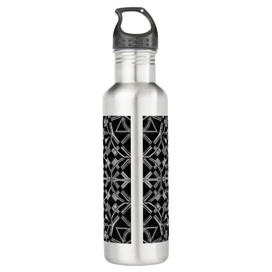 Industrial Mandala Waterfles (Achterkant)