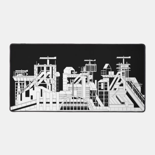 Industrial Metallurgical Combine Silhouette Bureaumat (Voorkant)