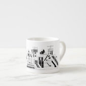 Industrial Metallurgical Combine Silhouette Espresso Kop (Voorkant rechts)