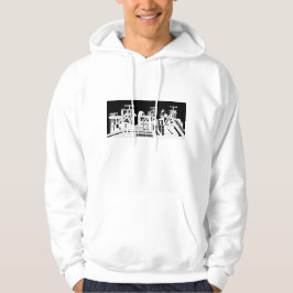 Industrial Metallurgical Combine Silhouette Mannen Hoodie