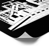 Industrial Metallurgical Combine Silhouette Poster (Hoek)