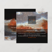 Industrial Rust Steel Grunge Photography Wedding Kaart (Voorkant / Achterkant)