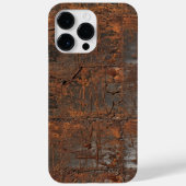 Industrial Rusted Metal Texture iPhone Case (Achterkant)