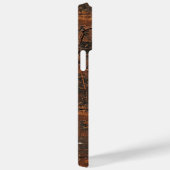 Industrial Rusted Metal Texture iPhone Case (Achterkant / Rechts)