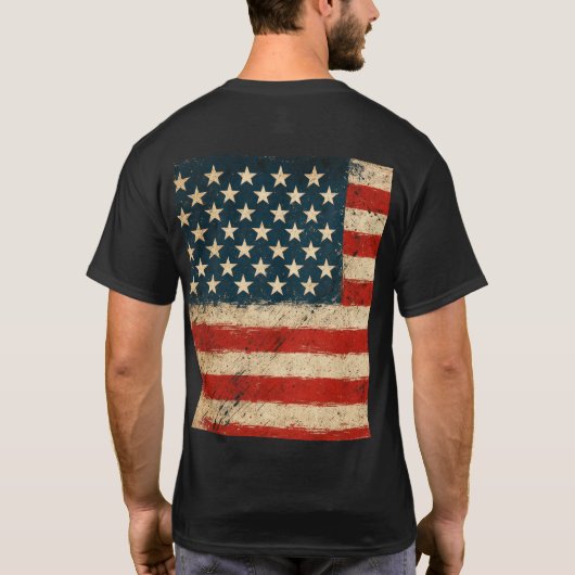 Industrial Stars and Stripes T-Shirt (Achterkant)