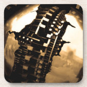 Industrial Steampunk Bier Onderzetter (Voorkant)