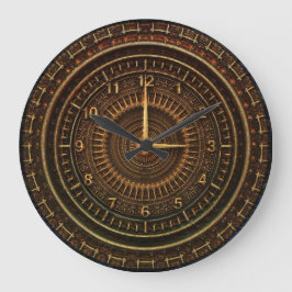 Industrial steampunk clock grote klok