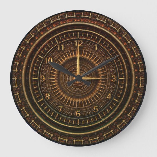 Industrial steampunk clock grote klok (Voorkant)