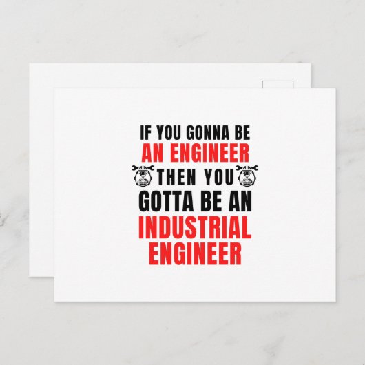 INDUSTRIE AANKONDIGINGSKAART (Voorkant / Achterkant)