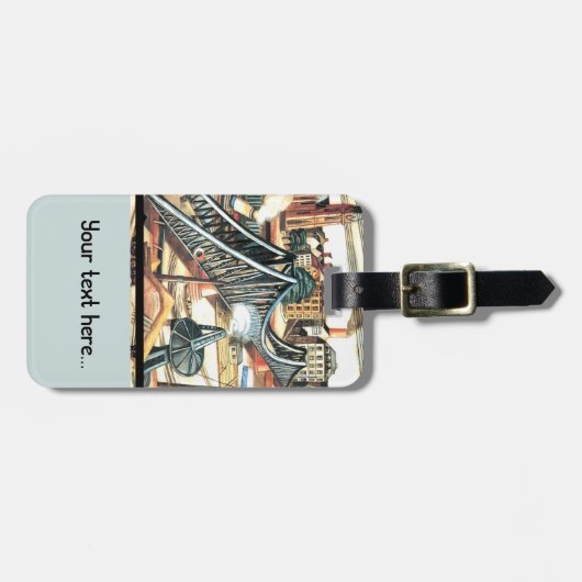 Industrie Bagagelabel (Voorkant horizontaal)